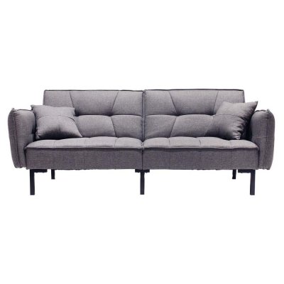 The Home Deco Factory - Canap&eacute; convertible - Gris vert