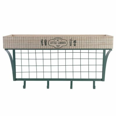 The Home Deco Factory - Etag&egrave;re murale 4 crochets My Little Market