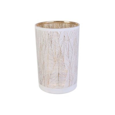 THE HOME DECO FACTORY  - Vase en m&eacute;tal Tauri 20 cm