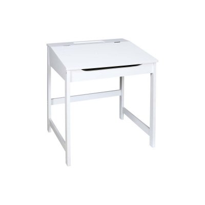 THE HOME DECO KIDS  - Bureau pupitre enfant en bois Charlie - Blanc