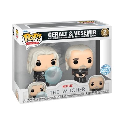 The Witcher TV Geralt & Vesemir US Exc. Pop! Vinyl 2-Pack