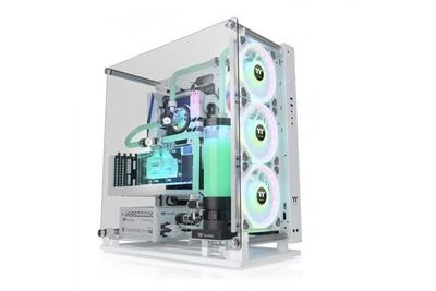 THERMALTAKE  core p3 tg pro snow cristal templado usb 3. 0