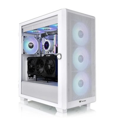 THERMALTAKE  S250 ARGB - Bo&icirc;tier moyen tour - Blanc - RGB - Fen&ecirc;tre