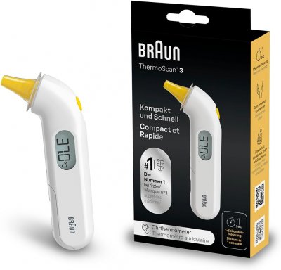 BRAUN Thermom&egrave;tre  IRT3030WE