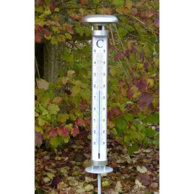 INOVALLEY Thermometre geant solaire de jardin  to80