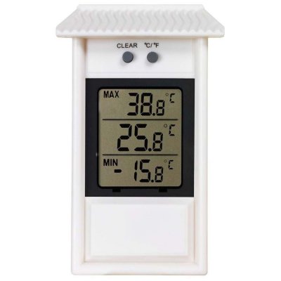 STIL Thermom&egrave;tre mini-maxi &eacute;lectronique - Blanc