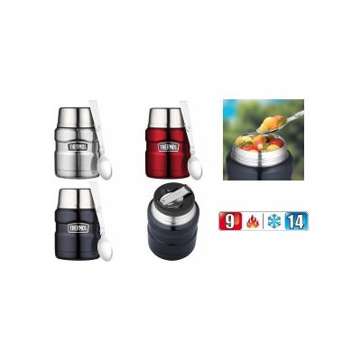 THERMOS  pot alimentaire inoxydable King, acier 0,47l 4001.205.047