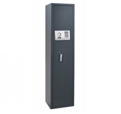  Thirard - Armoire &agrave; fusils Cardiff, fermeture &eacute;lectronique &agrave; code, 2 p&ecirc;nes, capacit&eacute; de 5 fusils