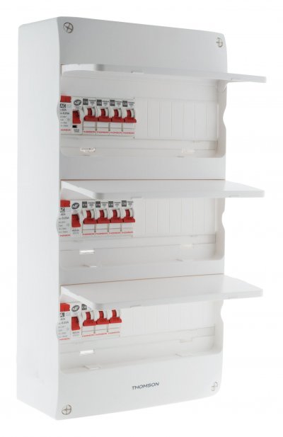 THOMSON -Coffret &eacute;lectrique 3 rang&eacute;es 39 modules - Id&eacute;al T4 - 