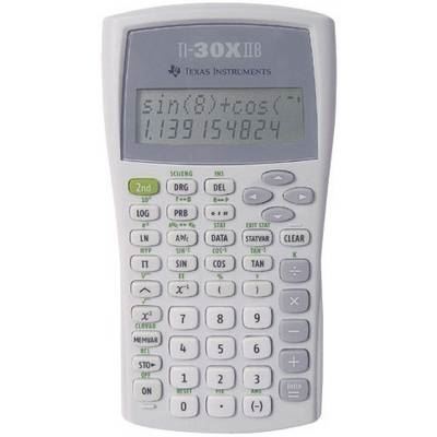 TEXAS INSTRUMENTS TI-30X IIB - Calculatrice scientifique - USB - 10 chiffres + 2 exposants - pile