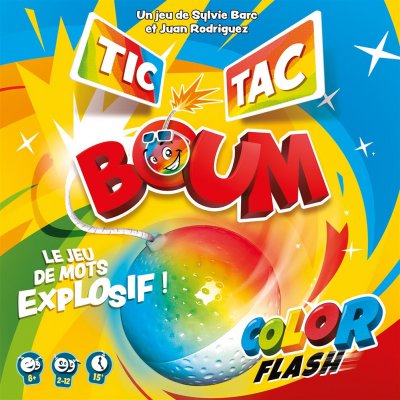 ASMODEE Tic Tac Boum Color Flash -  Jeu de soci&eacute;t&eacute; - ZYGTTBCF01FR 