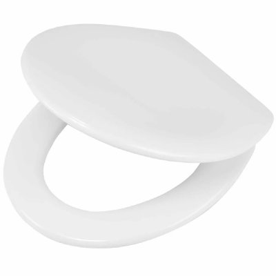 TIGER  Abattant WC &agrave; fermeture en douceur Ventura Blanc 251490646