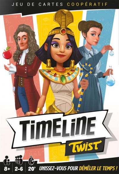 ASMODEE Timeline twist jeux de carte TIMET01A165FR