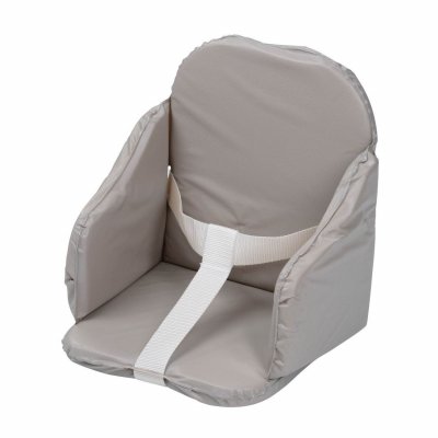 TINEO Tin&eacute;o - Coussin de chaise b&eacute;b&eacute; &agrave; sangles gris