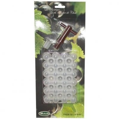 CENTRALE BRICO Tire bouchon Pratica avec 40 bouchons pour bouteilles de vin