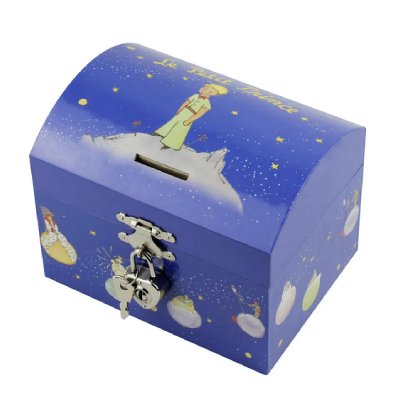 TROUSSELIER Tirelire musicale Le Petit Prince  Bleu