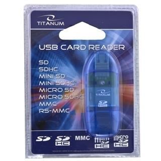 ESPERANZA Titanum Ta101b External Card Reader Bleu