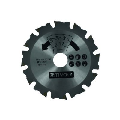 TIVOLY  XT50512004545 Lame de Scie, Gris