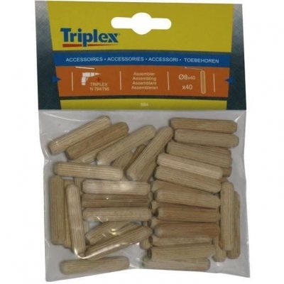 TIVOLY  XT60634000884 Tourillons bois 8 x 40 mm