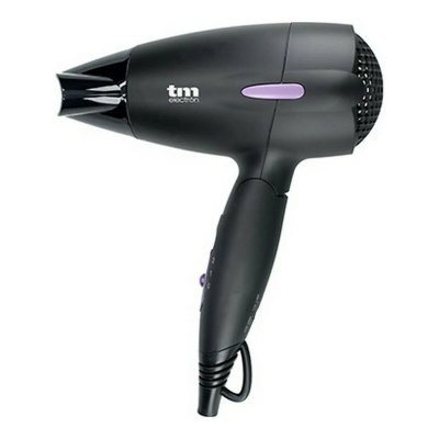 TM ELECTRON  Tmhd110 Travel Hair Dryer 1500w Argent&eacute;
