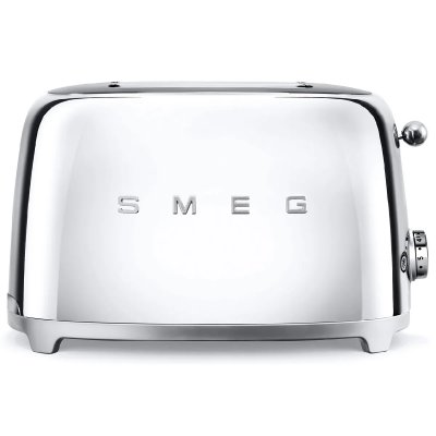 SMEG Toaster 2 fentes extra larges chrom&eacute; Ann&eacute;es 50 - 