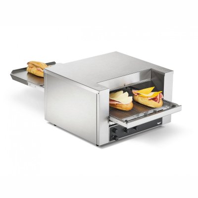  Toaster convoyeur &agrave; bande 3,6 kw - pujadas - - acier inoxydable
