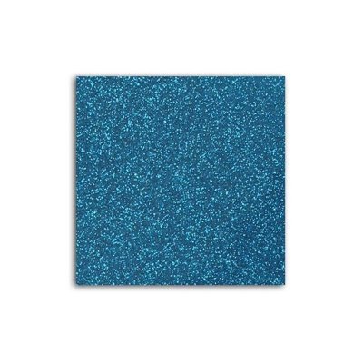 TOGA  MEG821 Tissu Paillet&eacute; Thermocollant Flex Bleu 21x30.5x0.1 cm