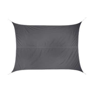 HESPERIDE Toile solaire / Voile d'ombrage Curacao - 3 x 4 m - 400 x 300 - Gris