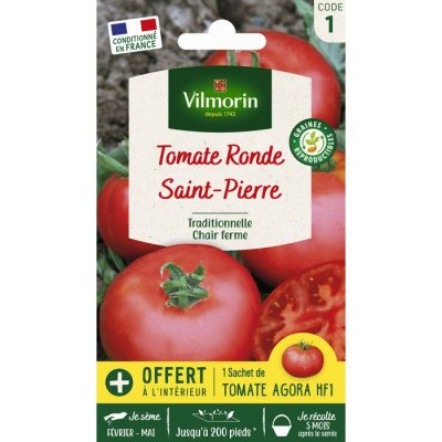 VILMORIN Tomate Saint Pierre + &eacute;chantillon tomate Agora