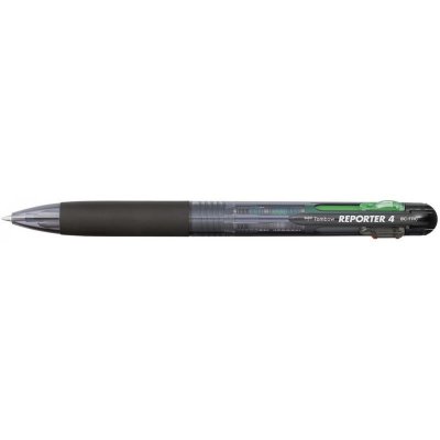 TOMBOW  Stylo &agrave; bille Reporter4, transparent - Lot de 3