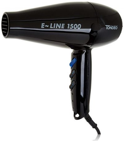  Tondeo E-Line 1500 S&egrave;che-cheveux professionnel Noir 