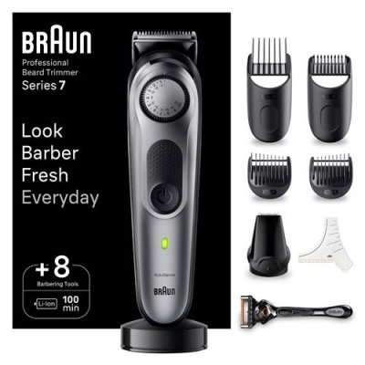 BRAUN Tondeuse &agrave; barbe rechargeable &eacute;tanche - BT7420 - 