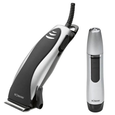 BOMANN Tondeuse &agrave; cheveux et rasoir nez/oreille  hsm 8007 ne cb