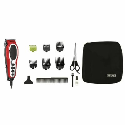 WAHL Tondeuse Cheveux  Close Cut Pro - affut&acirc;ge automatique de la lame - 6 sabots - Rouge