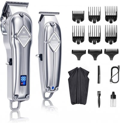  Tondeuse &Eacute;lectrique Professionnelle Sans fil Homme pour Cheveux / Barbe / Corps