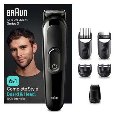BRAUN Tondeuse homme  Tout-en-un Series 3 MGK3410 Noir