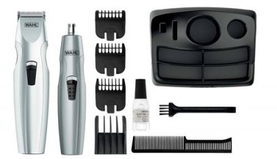 WAHL Tondeuse homme  Mustache et Trimmer Combo 05606-308 Argent