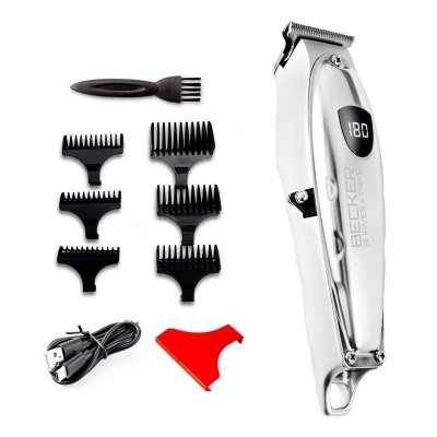 BECKER SHAVES ET TRIMS Tondeuse pro en m&eacute;tal avec lames en inox et pochette vmax+ becker