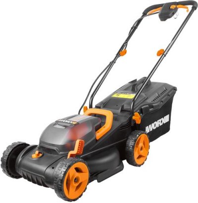WORX Tondeuse sur batterie  Wg779e.1, 40 V, 4aH l.34 cm