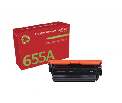 XEROX Toner Everyday Noir Compatible avec HP 655A (CF450A), Capacit&eacute; Standard