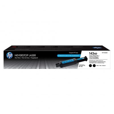 HP Toner  143A Noir Neverstop x2