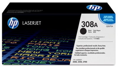 HP Toner  LaserJet 308A (Q2670A) - Noir