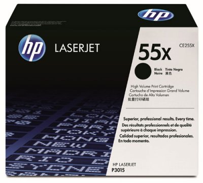 Toner HP LaserJet 55X (CE255X) - Noir