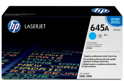 Toner HP LaserJet 645A - Cyan (C9731A)