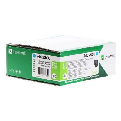 LEXMARK Toner laser 74C2SC0 -  - Cyan