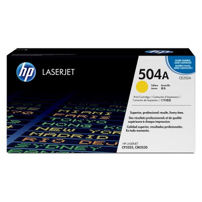 HP Toner laser CE252A -  - 504A - Jaune