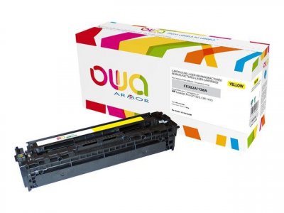 ARMOR Toner laser compatible HP 128A - OWA - Jaune