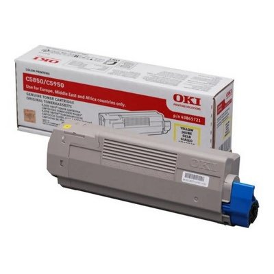 OKI Toner  43865721 C5850/5950 - Yellow