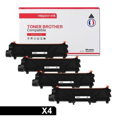TONERMEDIA  - x4 Toners BROTHER TN-2320 compatibles