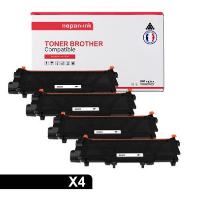 TONERMEDIA  - x4 Toners BROTHER TN-2320XL compatibl